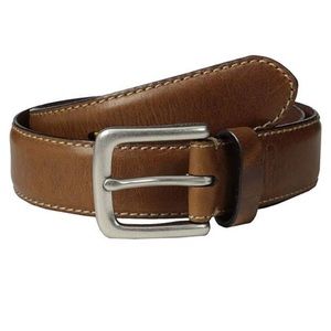 Fossil Aiden Brown Leather Belt Size 38